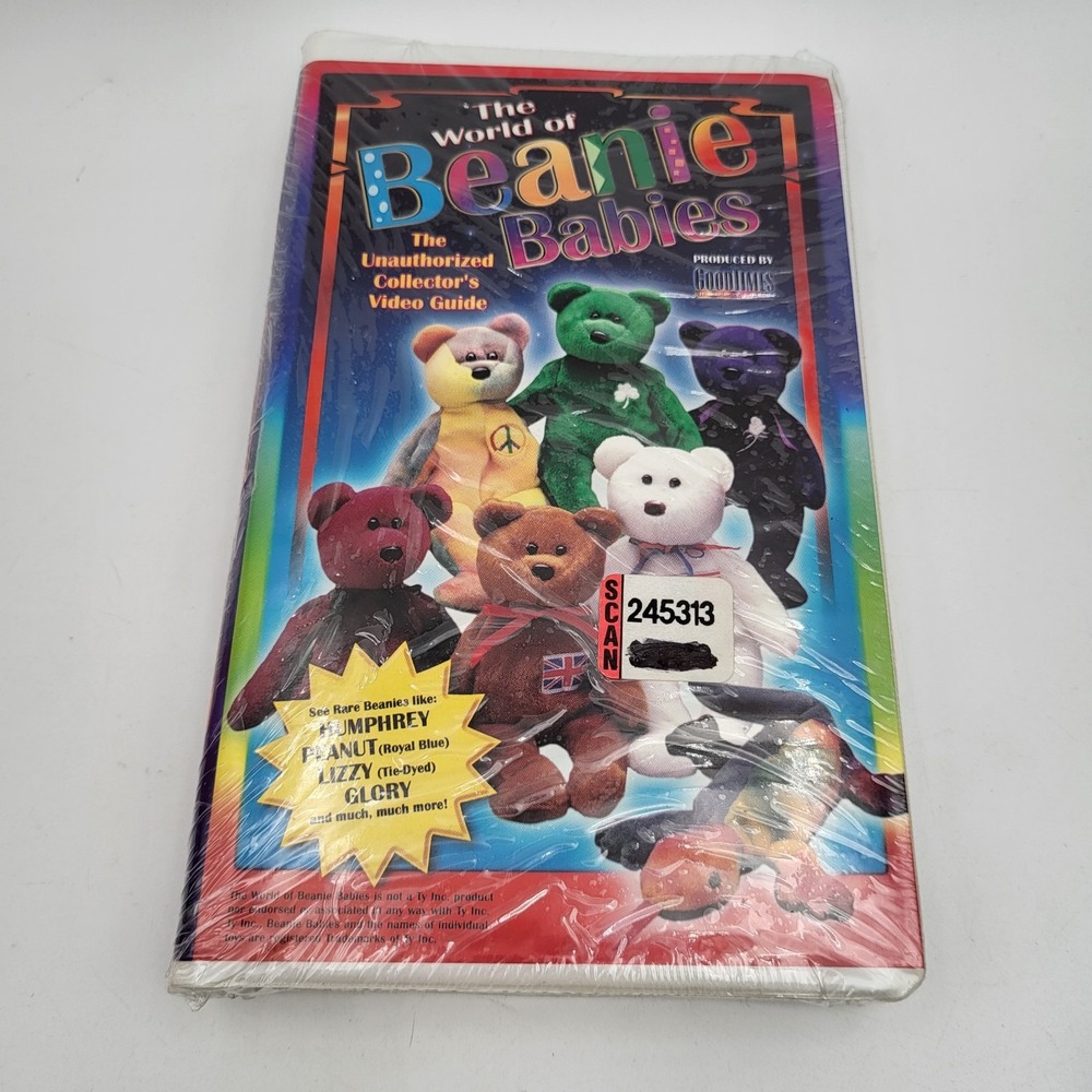 Vintage 1998 The World of Beanie Babies (VHS Videotape) -New Sealed!